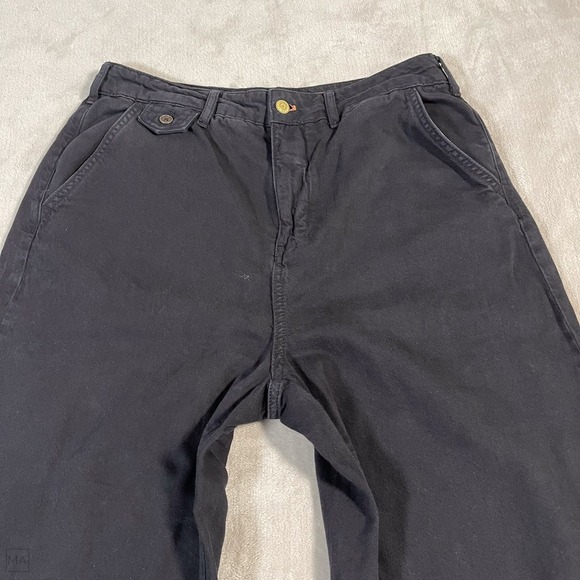 Pilcro Anthropologie Women's Pants Wide Leg Baggy Flowy Minimalist 31 Black - Picture 4 of 9